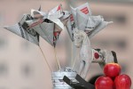 Our reader Natalia Malinovska presented to the newspaper original flowers